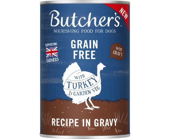 BUTCHER'S ORIGINAL MEGA PACK MIX WITH VEGETABLES IN GRAVY- WET DOG FOOD - 6 X 400G
