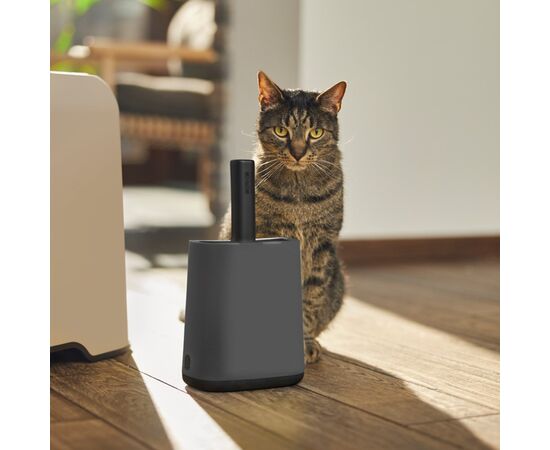 ROTHO ŁOPATKA Z PODSTAWKĄ +WORKI 16X8CM ANTRACYT