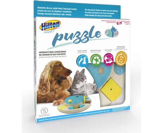 HILTON PUZZLE INTERAKTYWNA ŁAMIGÓWKA NA SMAKOŁĘKI DLA PSA/KOTA
