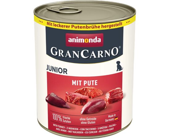 ANIMONDA GRANCARNO JUNIOR TURKEY - WET DOG FOOD - 800 G
