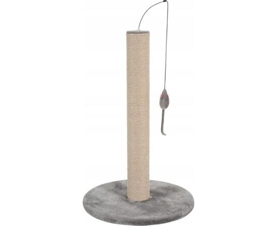 ZOLUX CAT SCRATCHING POST WITH TOY 63 CM - GREY
