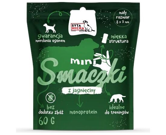 SYTA MICHA MINI LAMB TREATS - DOG TREATS - 60 G