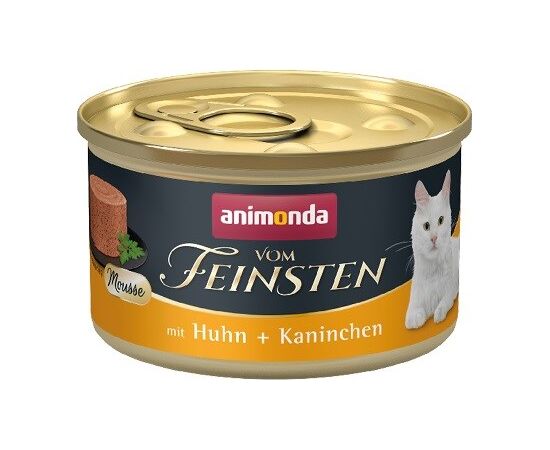 ANIMONDA VOM FEINSTEN MOUSSE CHICKEN AND RABBIT - WET CAT FOOD - 85 G