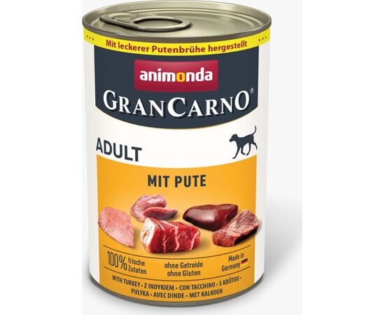 ANIMONDA GRANCARNO ADULT TURKEY - WET DOG FOOD - 400G