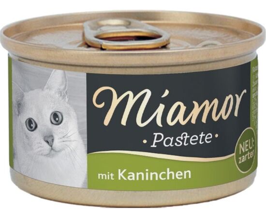 MIAMOR PASZTET MIĘSNY DLA KOTA KRÓLIK 85G