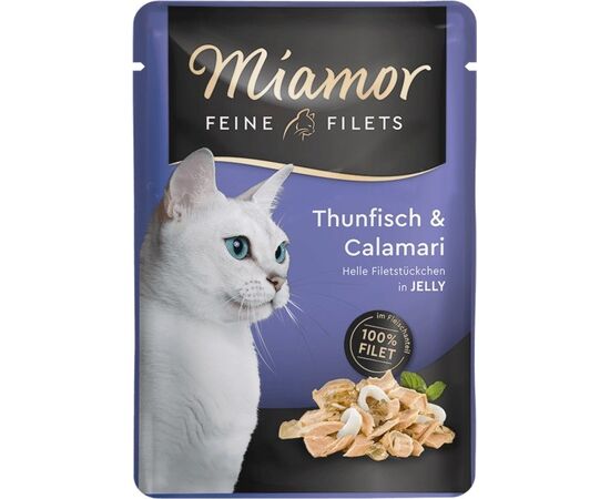 MIAMOR CATS MOIST FOOD TUNA WITH SQUID 100 G