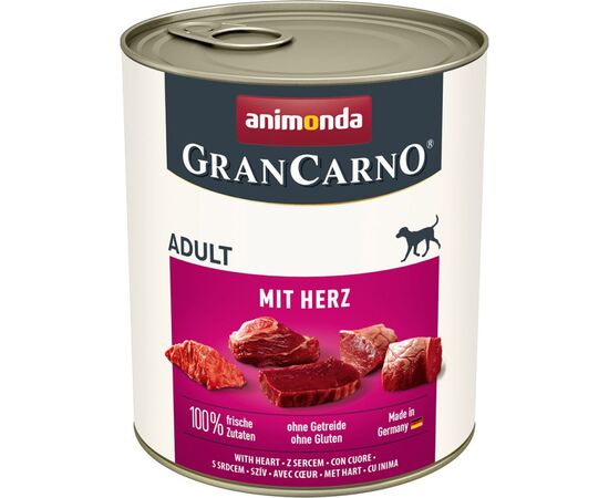 ANIMONDA GRANCARNO ADULT WITH HEARTS - WET DOG FOOD - 800G