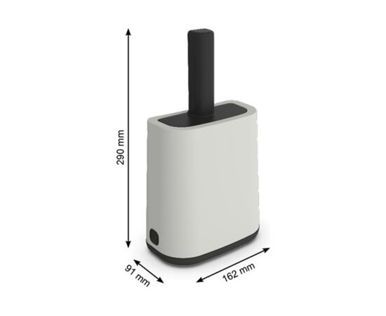 ROTHO ŁOPATKA Z PODSTAWKĄ +WORKI 16X8CM WHITE