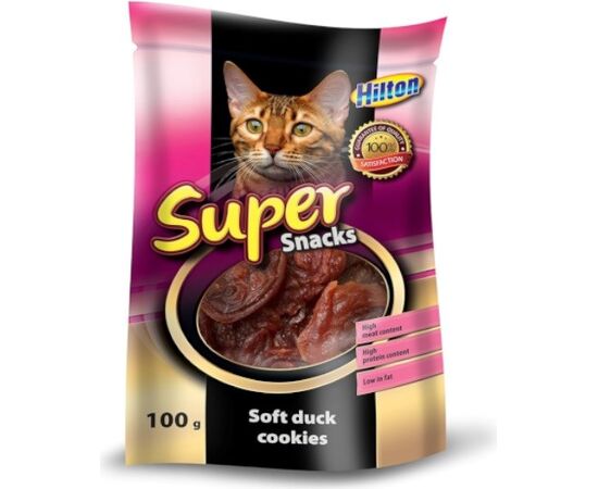 HILTON MIĘKKIE CIASTECZKA Z KACZKI DLA KOTA - 100 G