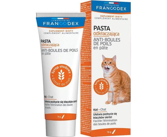 FRANCODEX ANTI HAIRBALL PASTE FOR CATS - 70G