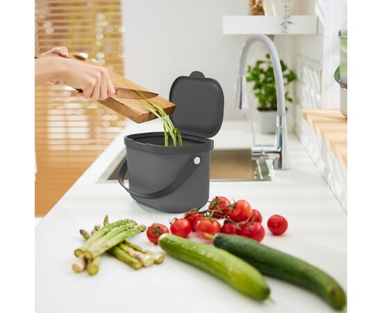 ROTHO POJEMNIK NA ODPADY BIO 3.2L ALBULA SZARY