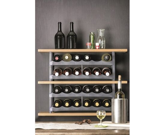 ROTHO VARIO TABLETOP WINE RACK 6 BOTTLE(S) GREY