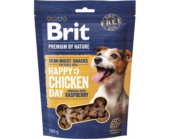 BRIT PREMIUM DOG SNACK CHICKEN WITH RASPBERRY - DOG TREAT - 180G