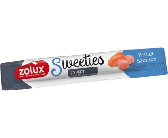 ZOLUX SWEETIES SALMON AND CHICKEN – DOG TREAT – 14 G