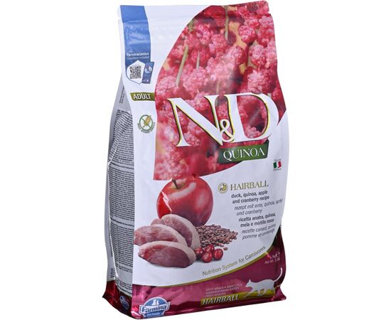 FARMINA N&D QUINOA HAIRBALL - DRY CAT FOOD - 1.5 KG