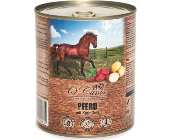 O'CANIS HORSE MEAT WITH POTATOES - WET DOG FOOD - 800G