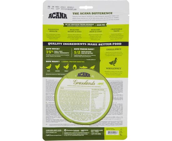 ACANA GRASSLANDS CAT 340G