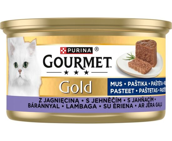 PURINA NESTLE PURINA GOURMET GOLD MOUSSE WITH LAMB - WET CAT FOOD - 85G