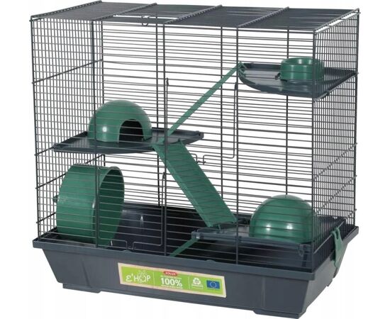 ZOLUX CAGE EHOP FOR HAMSTER TRIPLE 50 CM - GREEN