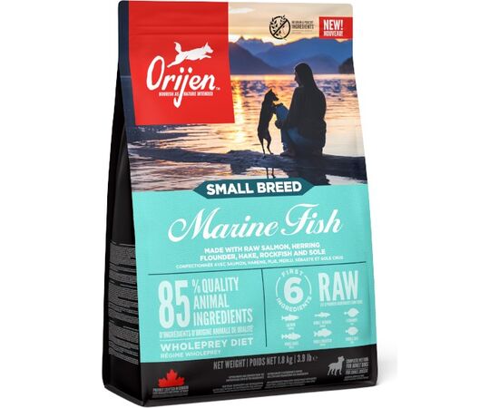 ORIJEN SMALL BREED MARINE FISH - DRY DOG FOOD - 1,8KG