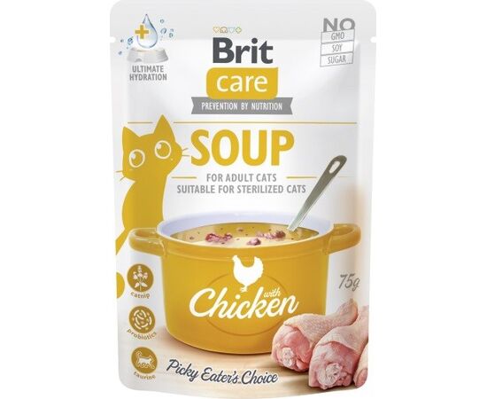BRIT CARE SOUP CHICKEN - SOUP FOR CAT - 75G