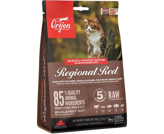 ORIJEN REGIONAL RED CAT - DRY CAT FOOD - 340 G