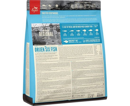 ORIJEN SIX FISH - DRY DOG FOOD - 2KG