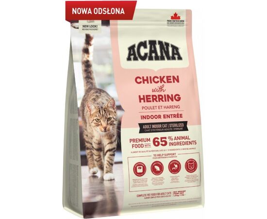 ACANA INDOOR ENTRÉE - DRY CAT FOOD - 1,8KG