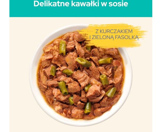 PURINA NESTLE PURINA CAT CHOW HAIRBALL CONTROL CHICKEN WITH GREEN BEANS - WET CAT FOOD - 85G