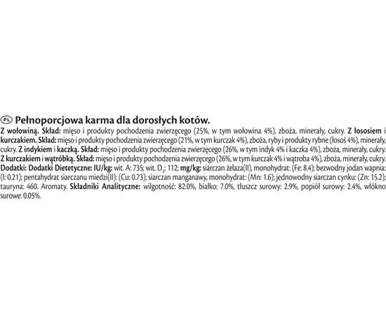 PURINA NESTLE PURINA GOURMET GOLD KAWAŁKI W SOSIE 96X85G