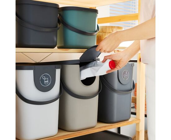 ROTHO POJEMNIK DO SEGREGACJI ODPADÓW 25L ALBULA ZIELONY