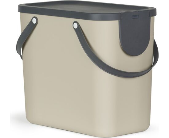 ROTHO POJEMNIK DO SEGREGACJI ODPADÓW 25L ALBULA CAPPUCCINO