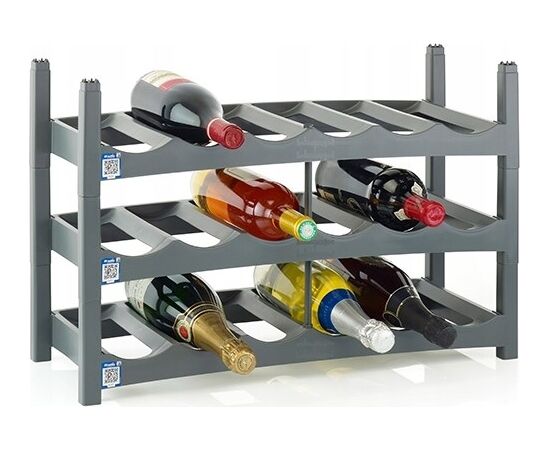 ROTHO VARIO TABLETOP WINE RACK 6 BOTTLE(S) GREY