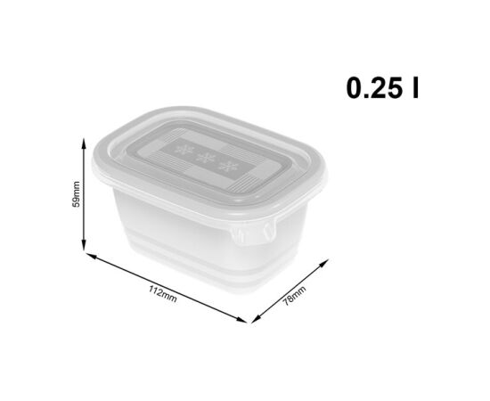 ROTHO FREEZE - FREEZER CONTAINER - 6X250ML