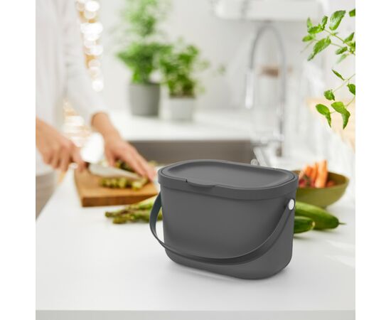 ROTHO POJEMNIK NA ODPADY BIO 3.2L ALBULA SZARY