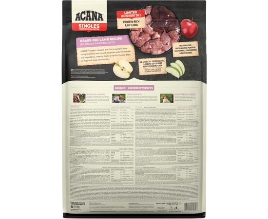 ACANA SINGLES GRASS-FED LAMB - DRY DOG FOOD - 6KG