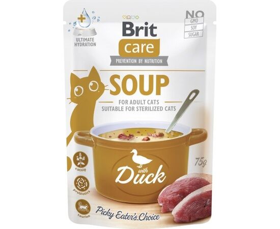 BRIT CARE SOUP DUCK - SOUP FOR CAT - 75G