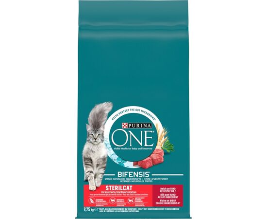 PURINA NESTLE PURINA ONE STERILCAT WOŁOWINA - DRY CAT FOOD - 9,75KG