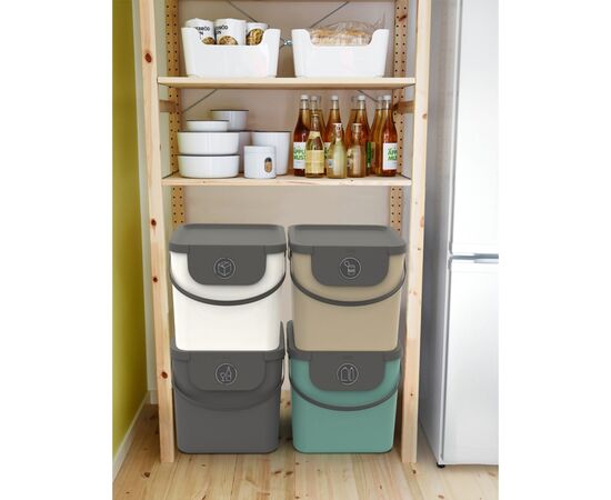 ROTHO POJEMNIK DO SEGREGACJI ODPADÓW 40L ALBULA ZIELONY