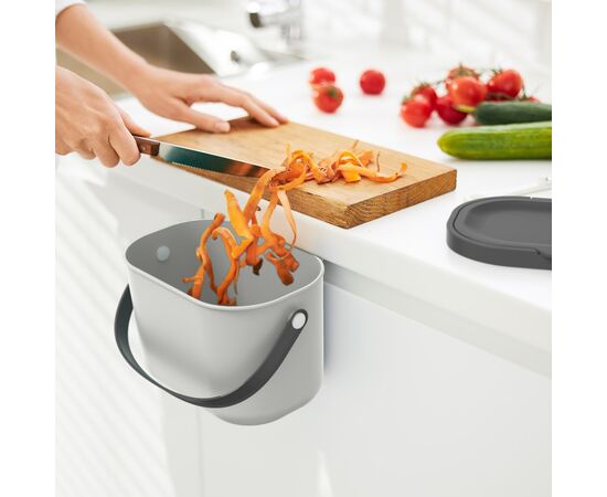 ROTHO POJEMNIK NA ODPADY BIO 3.2L ALBULA BIAŁY