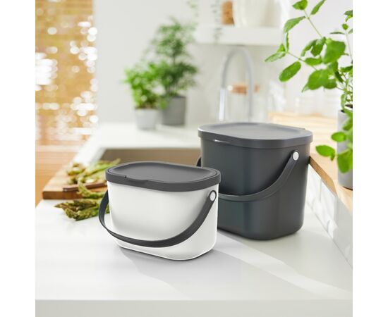 ROTHO POJEMNIK NA ODPADY BIO 3.2L ALBULA BIAŁY