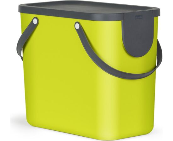 ROTHO POJEMNIK DO SEGREGACJI ODPADÓW 25L ALBULA LIMONKOWY