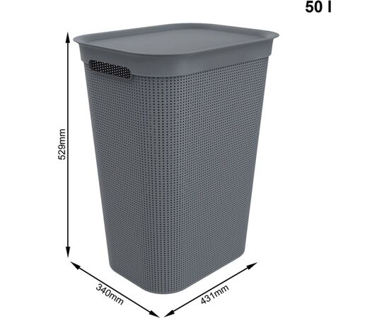 ROTHO BRISEN  - LAUNDRY BASKET - 50L