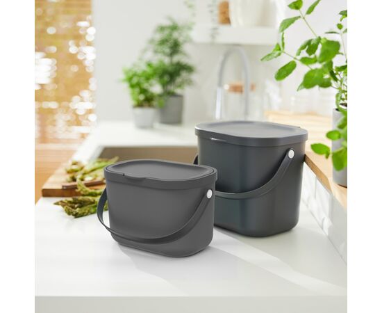 ROTHO POJEMNIK NA ODPADY BIO 3.2L ALBULA SZARY