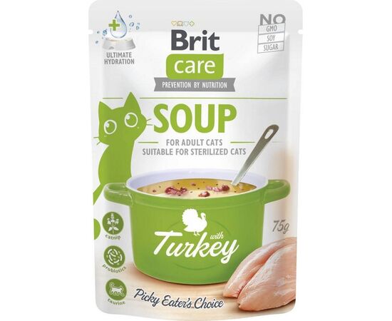 BRIT CARE SOUP TURKEY - SOUP FOR CAT - 75G