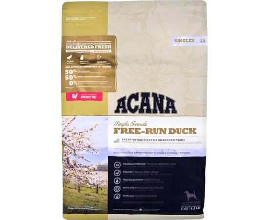 ACANA SINGLES FREE-RUN DUCK DRY DOG FOOD DUCK 2 KG