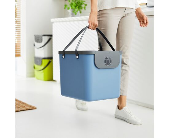 ROTHO POJEMNIK DO SEGREGACJI ODPADÓW 40L ALBULA NIEBIESKI