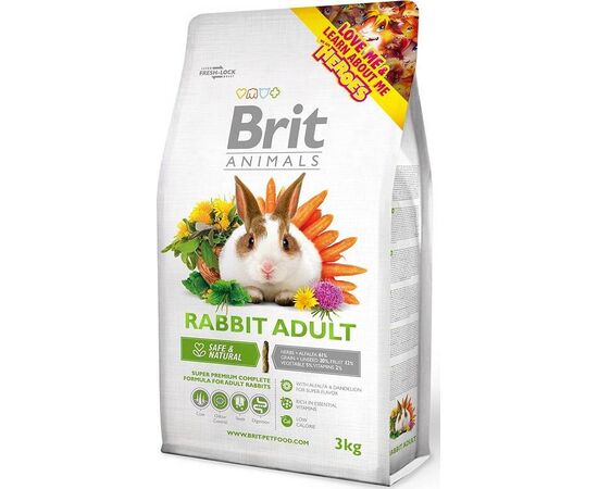 BRIT ANIMALS RABBIT ADULT COMPLETE 3KG