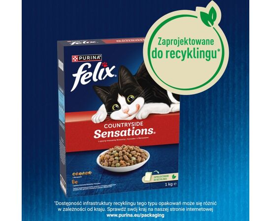 PURINA NESTLE PURINA FELIX COUNTRYSIDE SENSATIONS - DRY CAT FOOD - 1KG