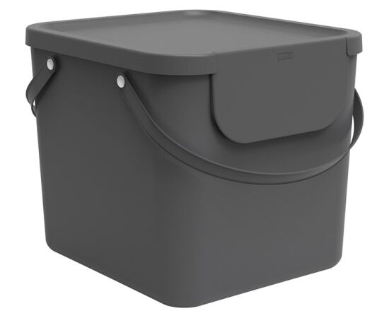 ROTHO POJEMNIK DO SEGREGACJI ODPADÓW 40L ALBULA SZARY
